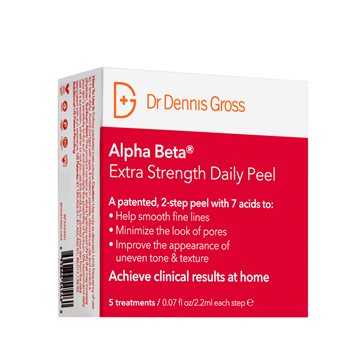 2 Minute Skin Fix Alpha Beta Face Peel Extra Strength Formula 2 steps - 5-pack
